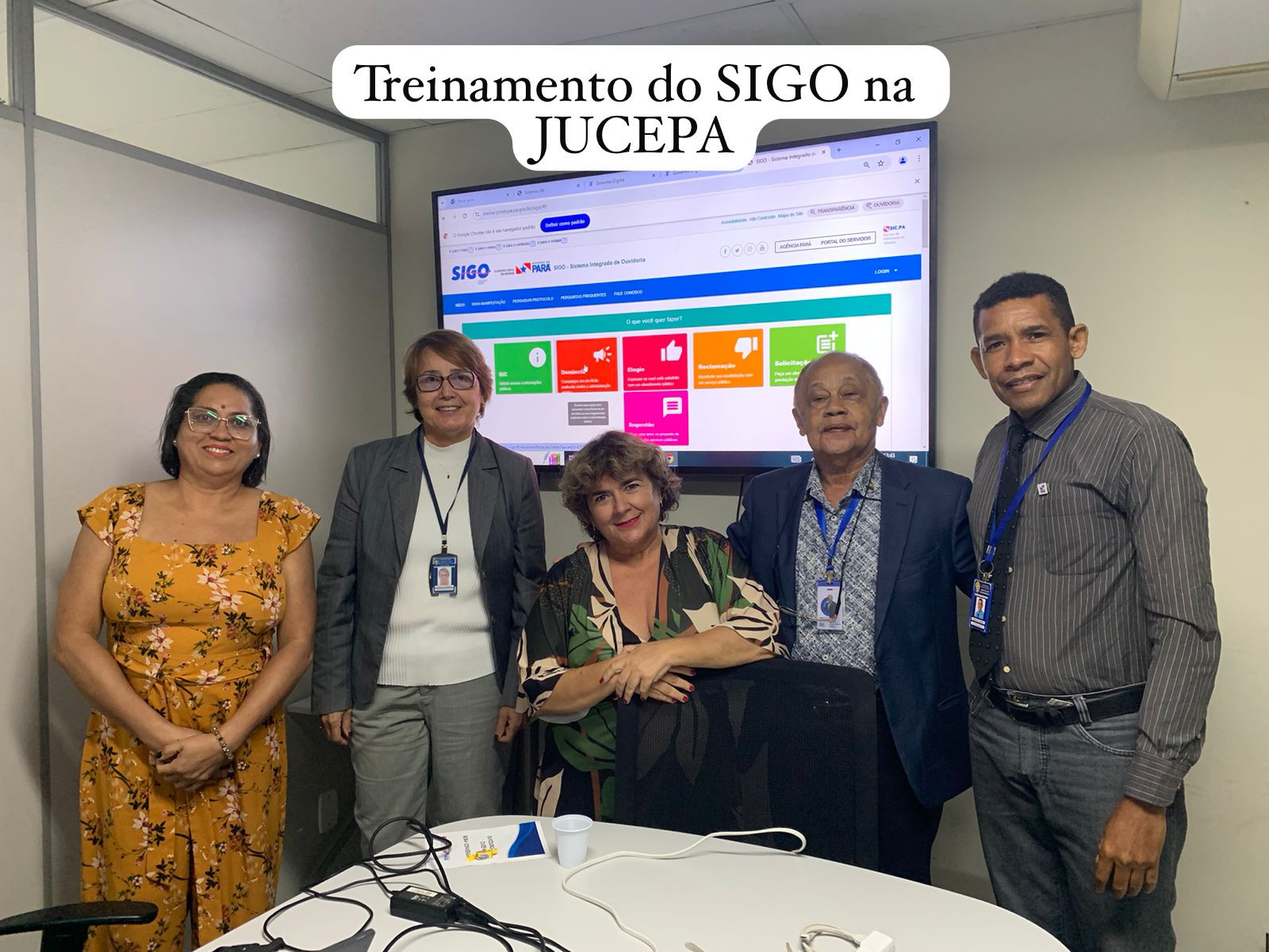 Treinamento do SIGO - JUCEPA
