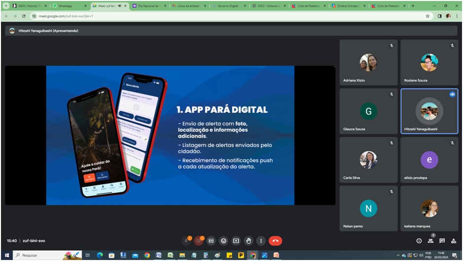 Reunião com as equipes da OGE e  PRODEPA - APP