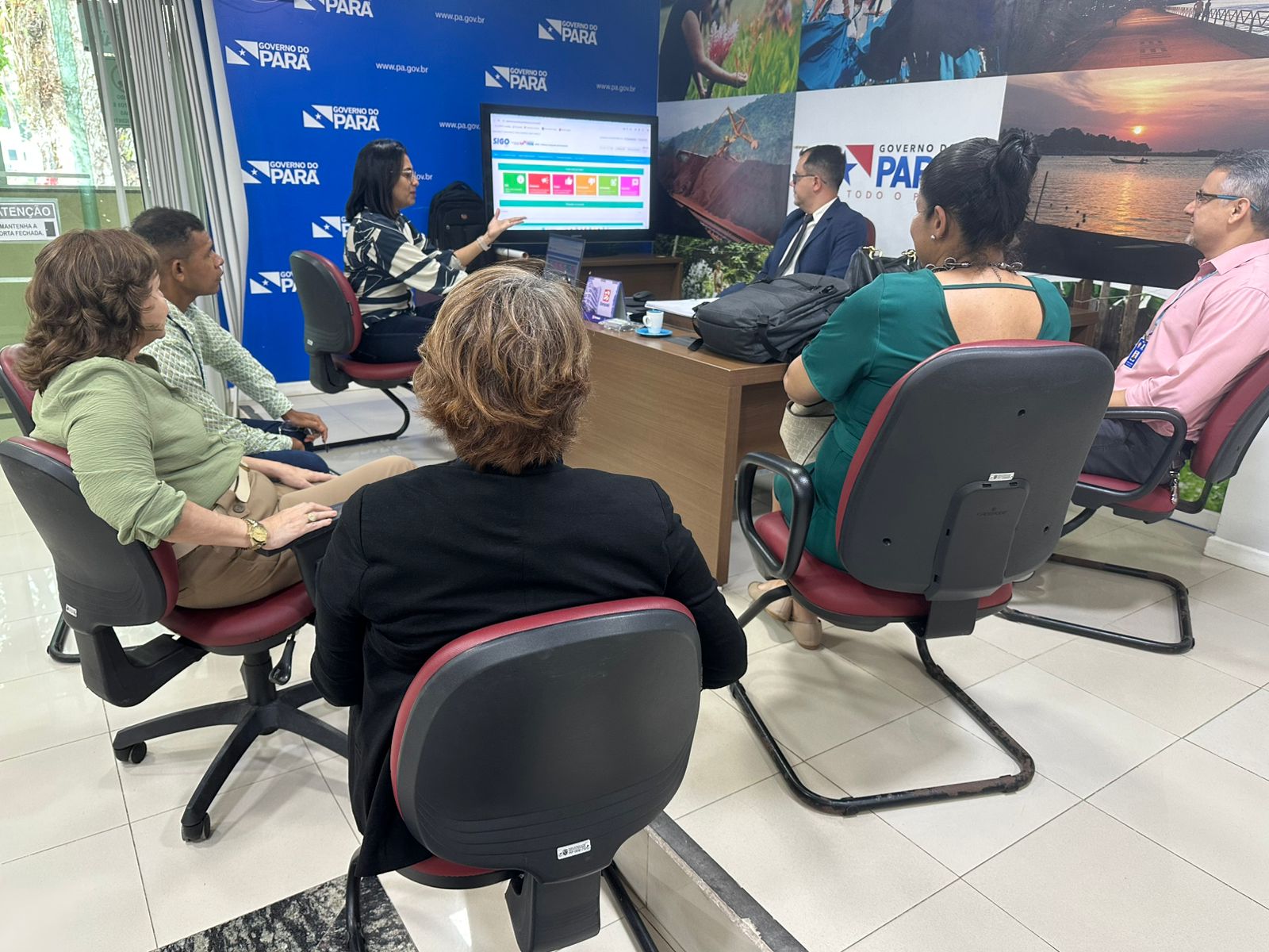 Reunião de alinhamento das correções e evolução do sistema SIGO