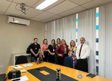 Reunião de alinhamento do fluxo de denúncias provindas do 180(Central de Atendimento á Mulher"