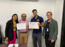 Entrega de certificado após o treinamento do SIGO - ITERPA