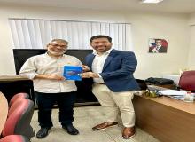 Encontro do Ouvidor Geral do Estado com o advogado leitoralista e membro fundador da ABRADEP.  